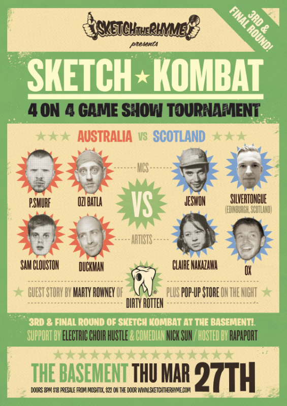 S K E T C H ★ K O M B A T . . 3rd & Final Round